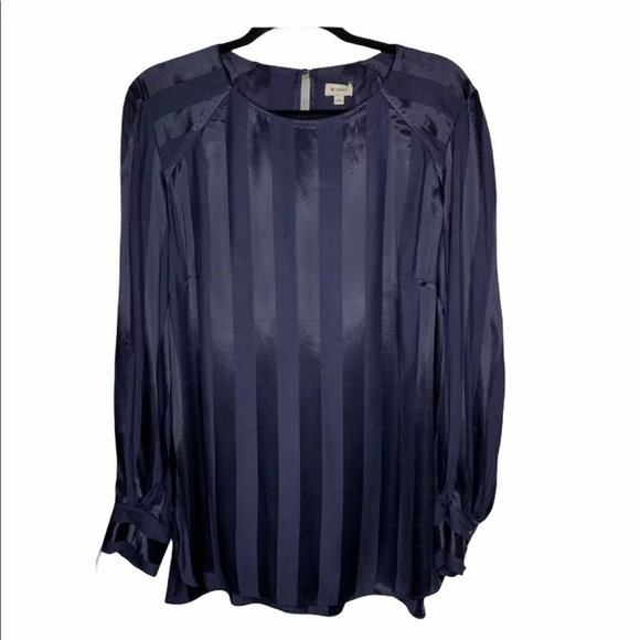 Daniel Cremieux Tops - Cremieux Womens Blouse Size Large Navy Blue